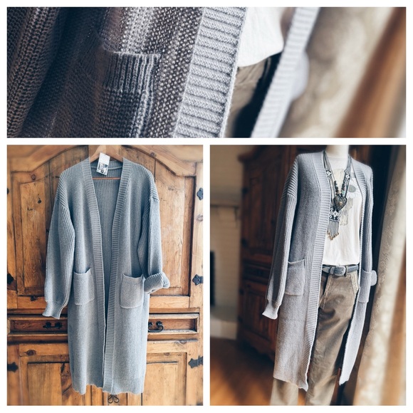 Cardigan Chunky Knit Sweater - Picture 5 of 8